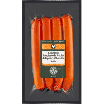 Wahid Kipworst Jalapeño Cheddar 4 x 80 g