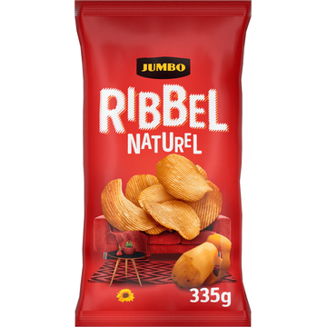 Jumbo Ribbelchips Naturel 335 g