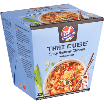Spicy Sesame Chicken with Noodles