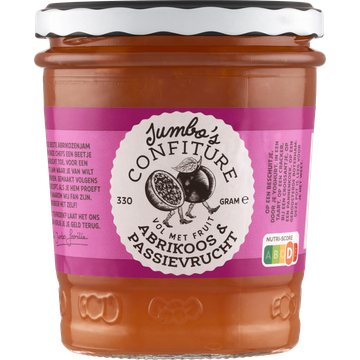 Jumbo's Confiture Abrikoos & Passievrucht 330 g