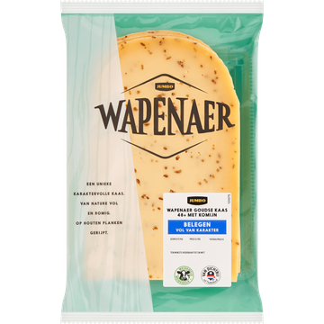 Wapenaer Goudse Kaas 48+ met Komijn Belegen ca. 200 g