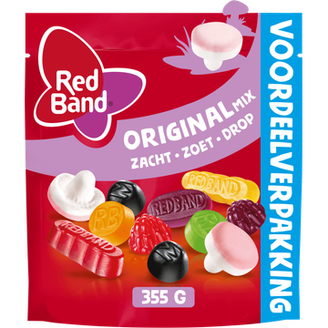 Red Band Original Mix Zacht Zoet Drop Voordeelverpakking 355 g