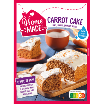 HomeMade Complete Mix voor Carrot Cake 330 g