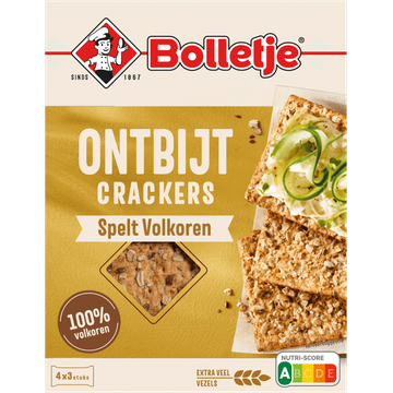 Bolletje Ontbijt Crackers Spelt Volkoren 240 g