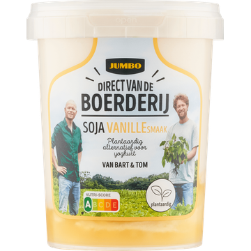Jumbo Direct van de Boerderij Soja Vanillesmaak Plantaardig Alternatief 400 g