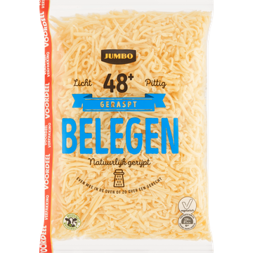 Jumbo Geraspte Kaas Belegen 48+ Voordeelverpakking 300 g
