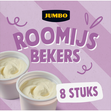 Jumbo Roomijs Bekers 8 Stuks