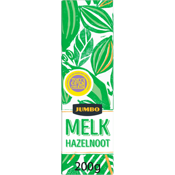 Jumbo Melkchocolade Hazelnoot 200 g
