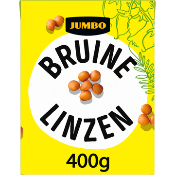 Jumbo Biologische Bruine Linzen 400 g