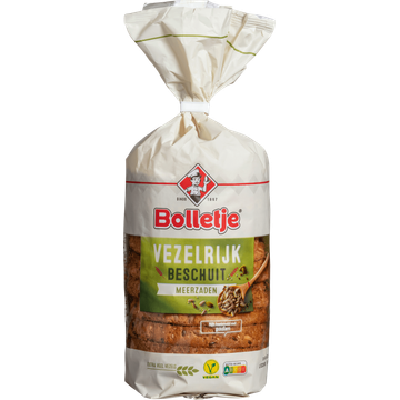 Bolletje Vezelrijk Beschuit Meerzaden 10 Stuks
