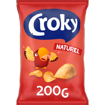 Croky Chips Naturel 200g