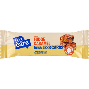 WeCare Lower Carb Bar Fudge Caramel 60 g