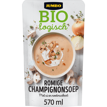 Jumbo Biologisch Romige Champignonsoep 570ML