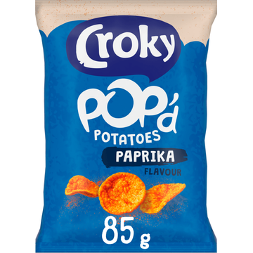 Croky Pop'd Potatoes Paprika Flavour 85 g
