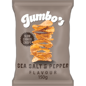 Jumbo's Chips Sea Salt & Pepper 150 g