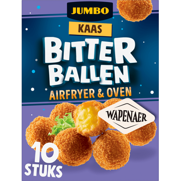 Jumbo Kaas Bitterballen Airfryer & Oven Wapenaer 10 Stuks
