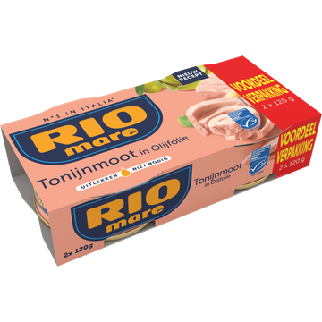 Rio Mare Tonijnmoot in olijfolie 2x120g MSC