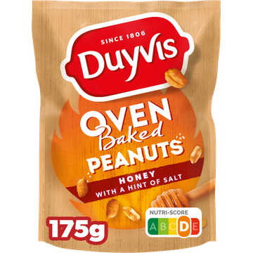 Duyvis Oven Baked Pinda's Honing 175 gr