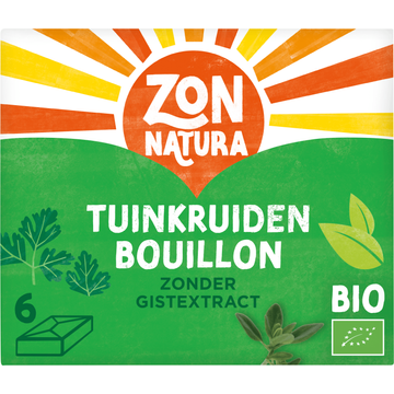 Zonnatura Biologische Tuinkruiden Bouillonblokjes Zonder Gist