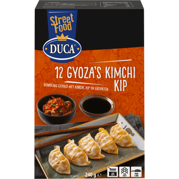 Duca Street Food Gyoza's Kimchi Kip 12 Stuks 240 g