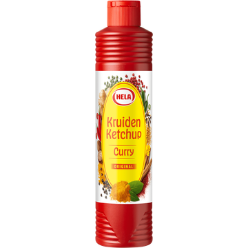 Hela Kruiden Ketchup Curry Original 800 ml