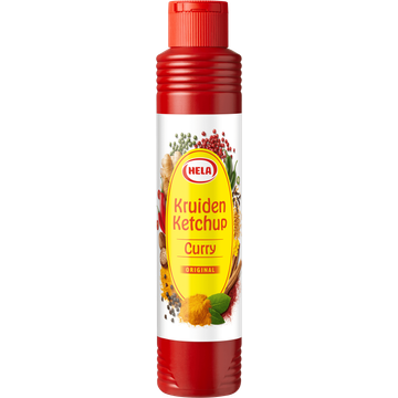 Hela Kruiden Ketchup Curry Original 500 ml