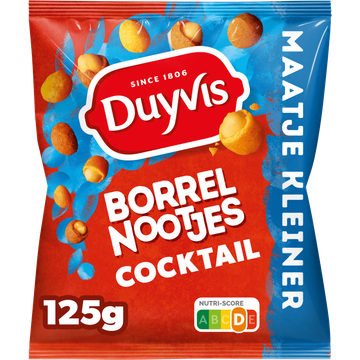 Duyvis Borrelnootjes Cocktail Pinda Noten 125 gr