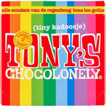 Tony's Chocolonely alle Smaken van de Regenboog Chocolade 200 g