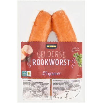 Jumbo Gelderse Rookworst 275 g