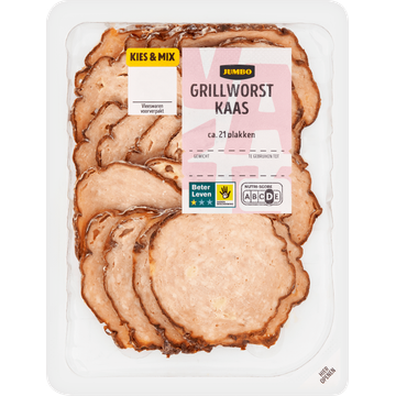 Jumbo Grillworst Kaas 175 g