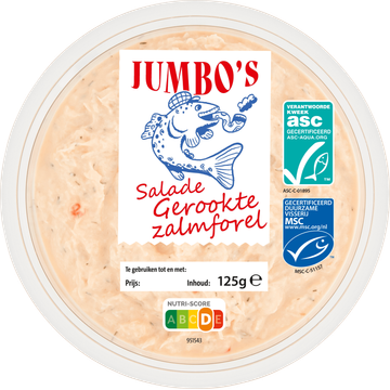 Jumbo's Salade Gerookte Zalmforel 125 g