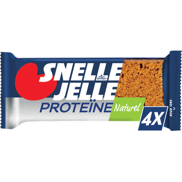 Snelle Jelle Proteïne Naturel Kruidkoek 4 Repen 200 g
