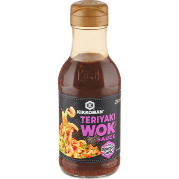 Kikkoman Teriyaki Wok Sauce with Roasted Garlic 250 ml