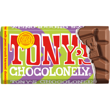 Tony's Chocolonely Melk Pecan Crunch 90g