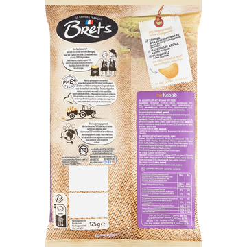 Brets Smaak Kebab Aardappelchips 125 g