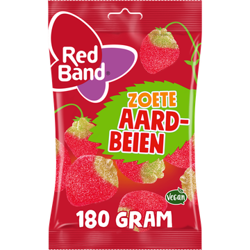 Red Band Zoete Aardbeien Zoet Snoep 180g