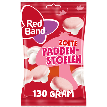 Red Band Zoete Paddenstoelen Zacht Snoep 130g