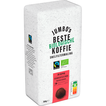 Jumbo's Beste Koffie Snelfiltermaling Biologisch 500 g