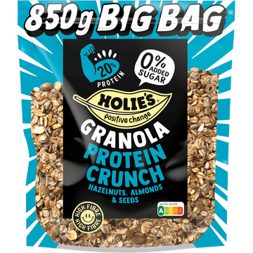 Holie's Granola Protein Crunch Hazelnuts, Almonds & Seeds Big Bag 850 g