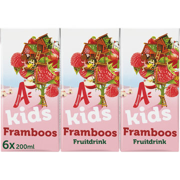 Appelsientje Kids Framboos Fruitdrink 6-pack 0,2 L