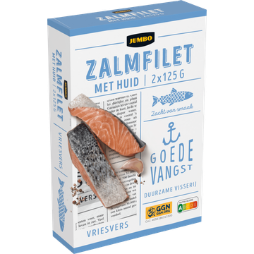 Jumbo Zalmfilet met Huid 2 x 125 g