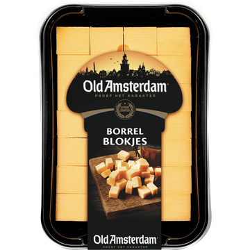Old Amsterdam Original 48+ Voorgesneden Borrelblokjes 170 g