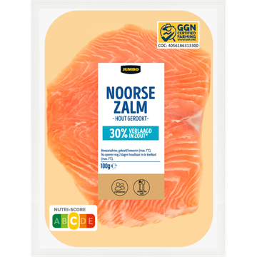 Jumbo Noorse Zalm Hout Gerookt 100 g