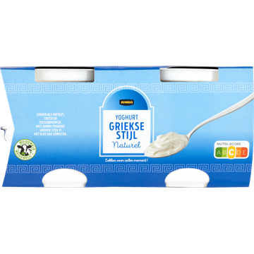 Jumbo Yoghurt Griekse Stijl Naturel 4 x 150 g