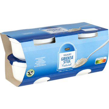 Jumbo Yoghurt Griekse Stijl Naturel 4 x 150 g