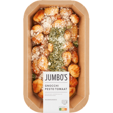 Jumbo's Verse Maaltijd Gnocchi Pesto Tomaat 450 g
