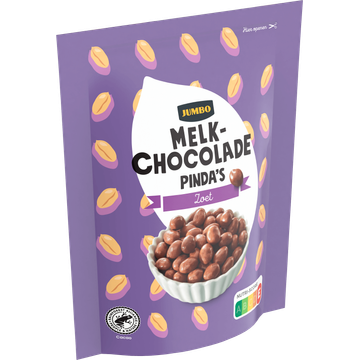 Jumbo Melkchocolade Pinda's Zoet 200 g