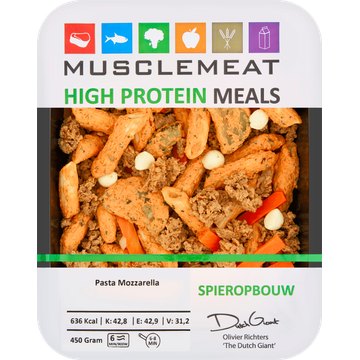 Muscle Meat High Protein Meals Pasta Mozzarella 450 g