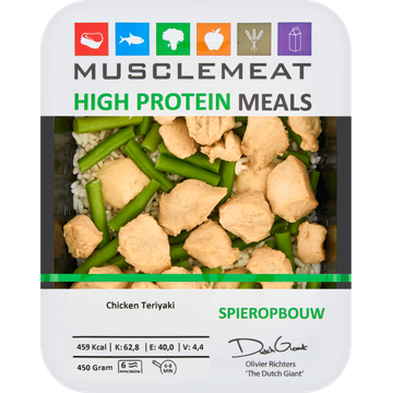 Muscle Meat High Protein Meals Chicken Teriyaki 450 g
