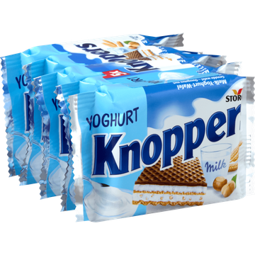 Knoppers Yoghurt Gevulde Wafel 5 Stuks 125 g